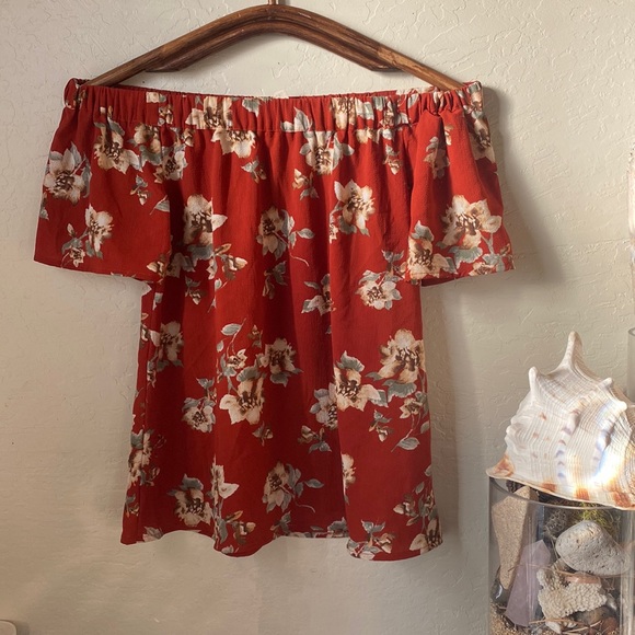 Sweet Wanderer Tops - Boho/hippy off shoulder top